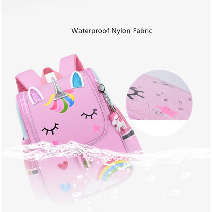 Fengdong little girl school bags kids cute bookbag animal schoolbag elementary student small backpack girl kindergarten backpack