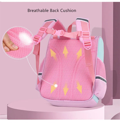 Fengdong little girl school bags kids cute bookbag animal schoolbag elementary student small backpack girl kindergarten backpack