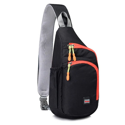 Fengdong male sling chest bag small crossbody bags for men outdoor sport water bottle bag one shoulder cycling bag pack boy gift