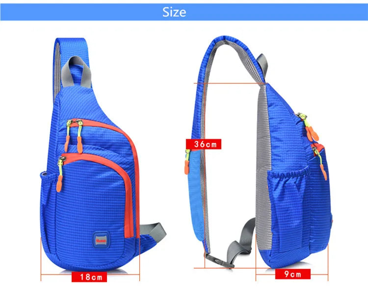 Fengdong male sling chest bag small crossbody bags for men outdoor sport water bottle bag one shoulder cycling bag pack boy gift