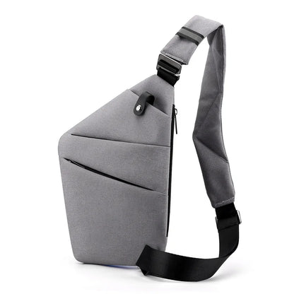 Fengdong men anti theft chest bag boy ultra thin small shoulder bag for mobile phone keys crossbody bags for men mini bagpack