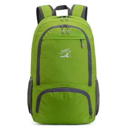 Fengdong men folding sport backpack ultra light large travel backpack waterproof easy storage bagpack travel bag foldable bag