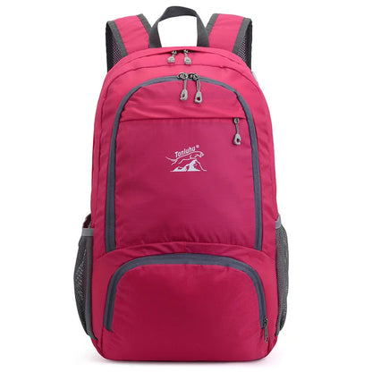 Fengdong men folding sport backpack ultra light large travel backpack waterproof easy storage bagpack travel bag foldable bag