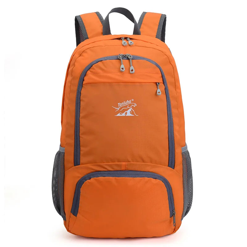 Fengdong men folding sport backpack ultra light large travel backpack waterproof easy storage bagpack travel bag foldable bag