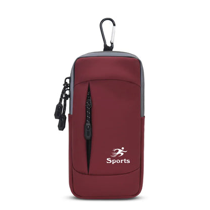 Fengdong men mini cross body bag outdoor sport luminous running arm bag waterproof one shoulder bag small multifunctional bag