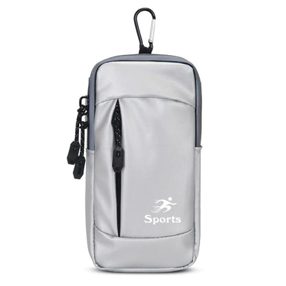 Fengdong men mini cross body bag outdoor sport luminous running arm bag waterproof one shoulder bag small multifunctional bag