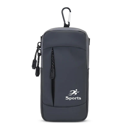 Fengdong men mini cross body bag outdoor sport luminous running arm bag waterproof one shoulder bag small multifunctional bag