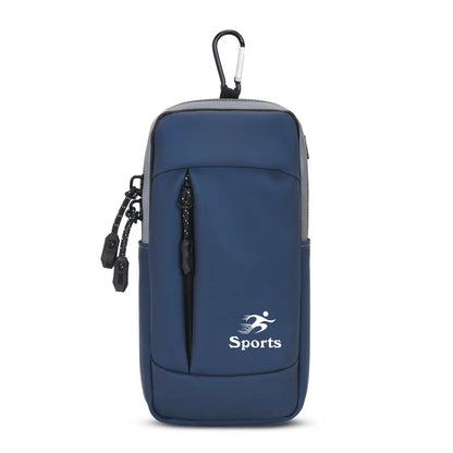 Fengdong men mini cross body bag outdoor sport luminous running arm bag waterproof one shoulder bag small multifunctional bag