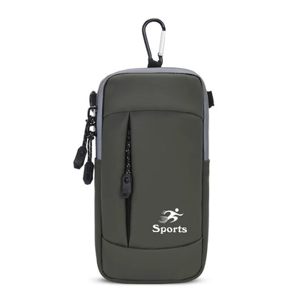 Fengdong men mini cross body bag outdoor sport luminous running arm bag waterproof one shoulder bag small multifunctional bag