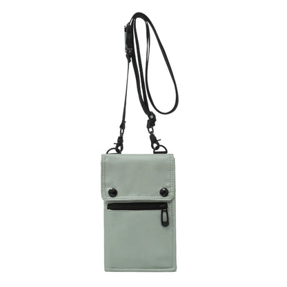 Fengdong men mini crossbody bag phone pouch small one shoulder mobile phone bag male ID credit card case boy gift money pocket