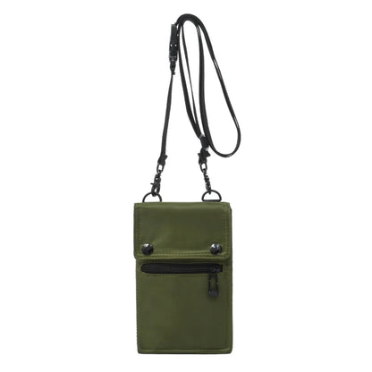 Fengdong men mini crossbody bag phone pouch small one shoulder mobile phone bag male ID credit card case boy gift money pocket