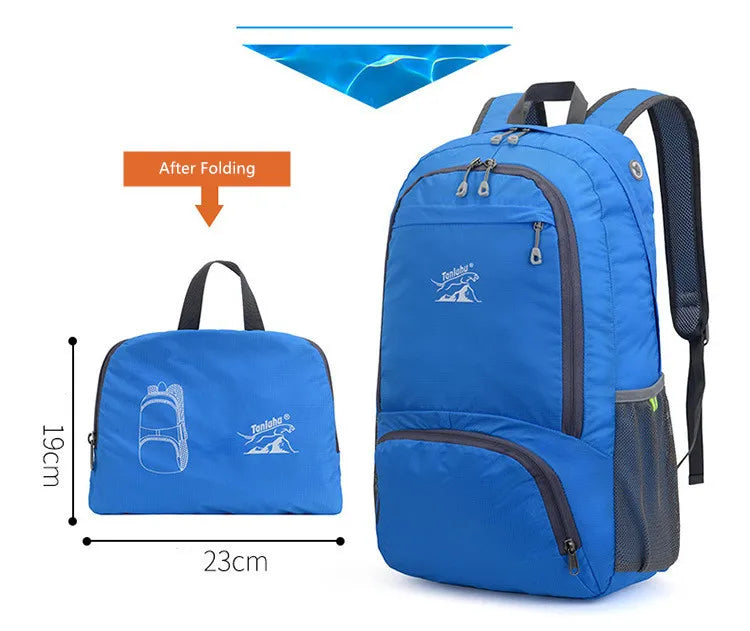 Fengdong men outdoor sports backpack folding lightweight backpack large capacity waterproof backpack men ultra light backpack