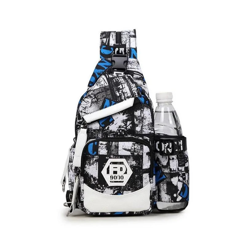Fengdong men small sport backpack mini bags for boys water bagpack multifunctional mini travel backpack boy chest bag rucksack