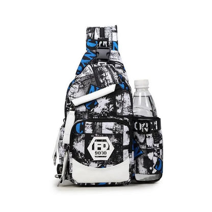 Fengdong men small sport backpack mini bags for boys water bagpack multifunctional mini travel backpack boy chest bag rucksack