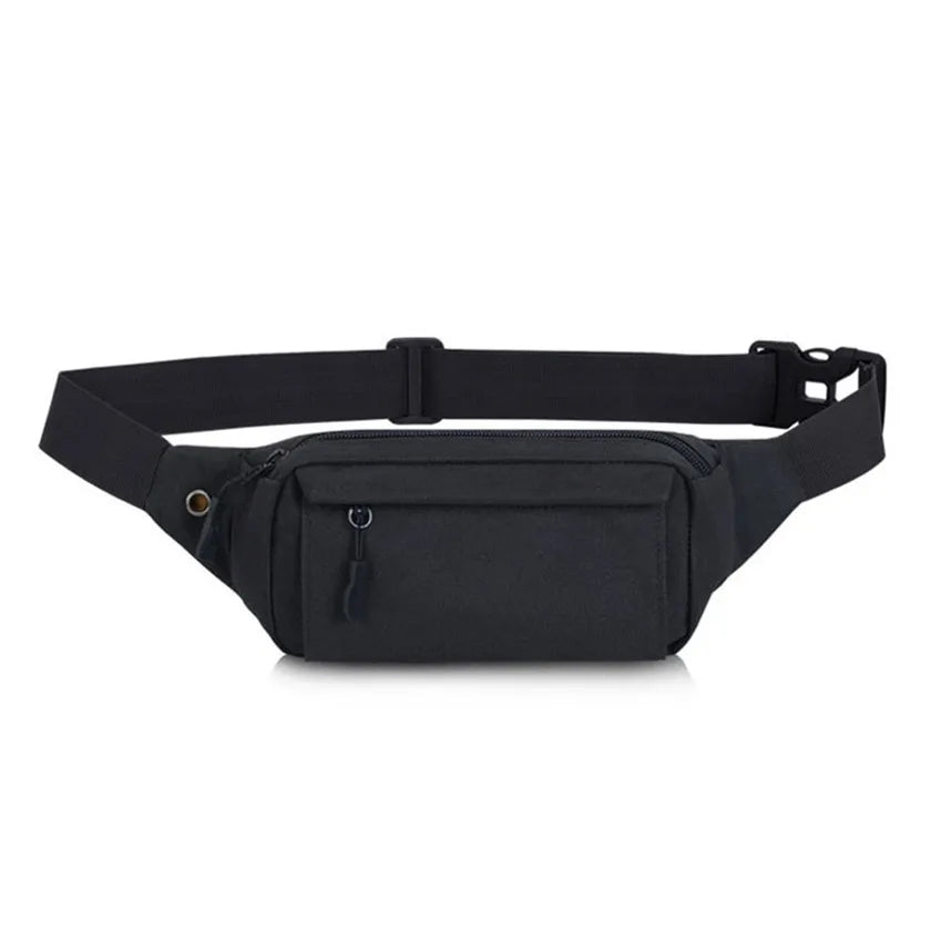 Fengdong men small waist bag anti theft mini travel bag outdoor sports cell phone key bag running belt pack with earphone jack
