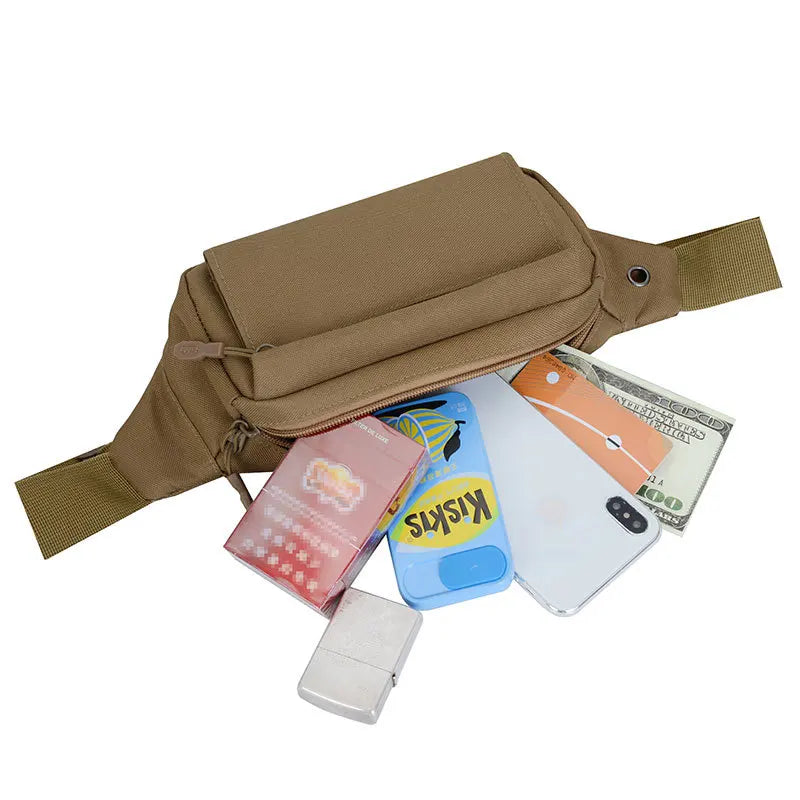 Fengdong men small waist bag anti theft mini travel bag outdoor sports cell phone key bag running belt pack with earphone jack