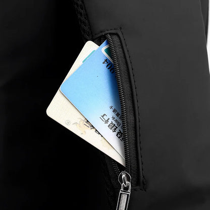 Fengdong password lock anti-theft bag luxury chest bag for men usb port small backpack shoulder bag husband gift Crossbody Bags