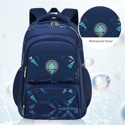 Fengdong primary school backpack for boys large capacity book bag elementary student boys school bags big backpack kids gift