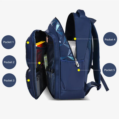 Fengdong primary school backpack for boys large capacity book bag elementary student boys school bags big backpack kids gift