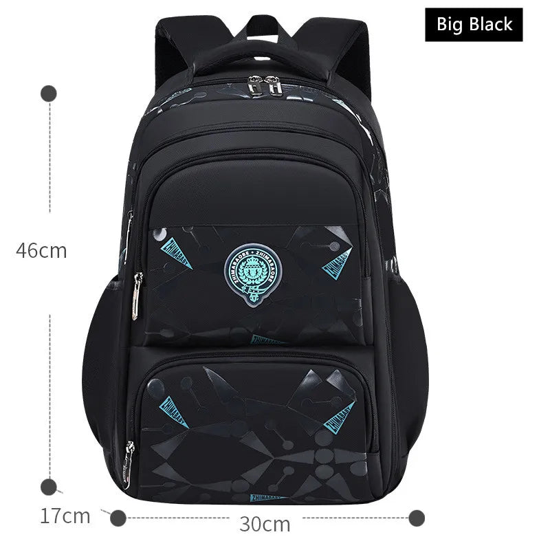 Fengdong primary school backpack for boys large capacity book bag elementary student boys school bags big backpack kids gift