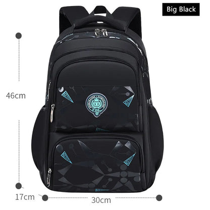 Fengdong primary school backpack for boys large capacity book bag elementary student boys school bags big backpack kids gift