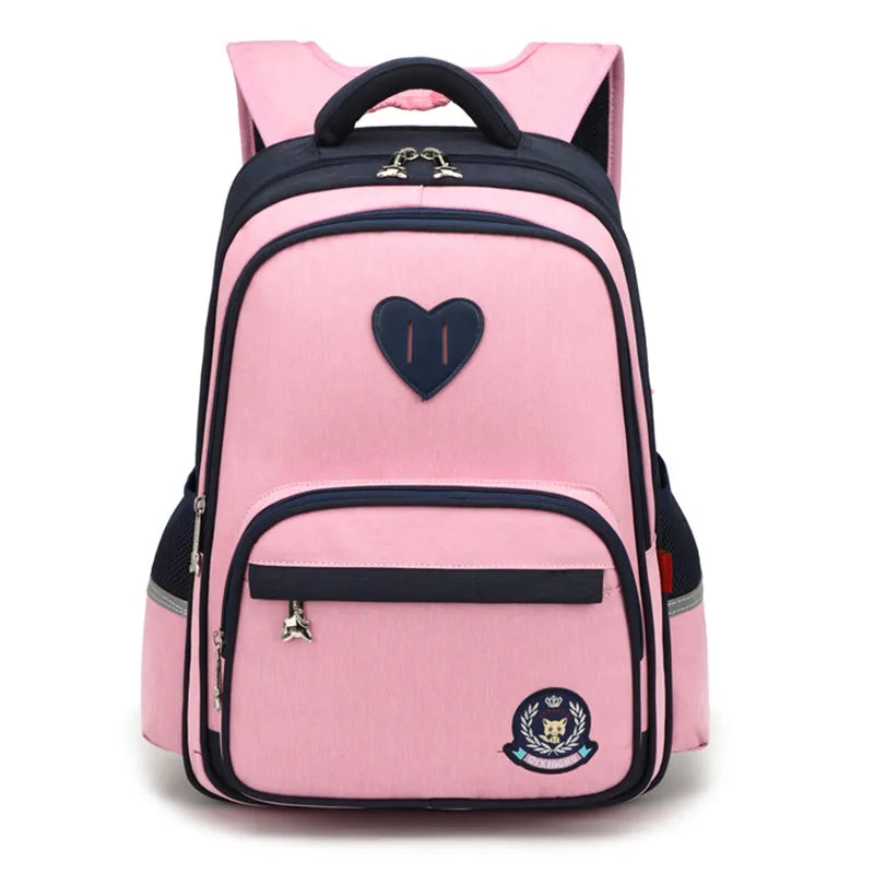 Fengdong primary school bag girls backpack 6-10Y elementary student book bag kids green purple pink school backpack children bag