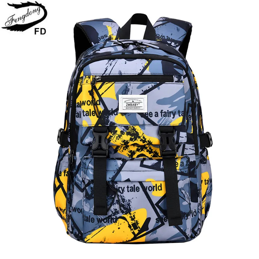 Fengdong primary school bags for boys lightweight backpack large capacity bookbag waterproof backpack elementary student bagpack