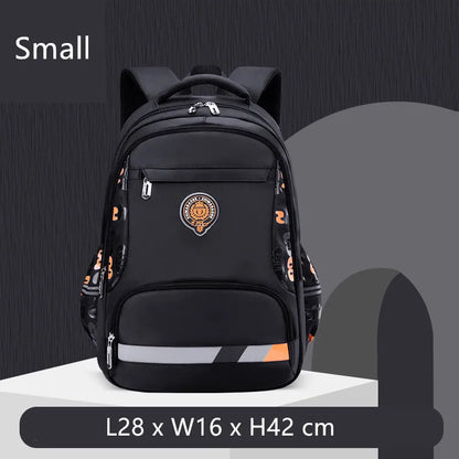 Fengdong primary school bags for boys student luminous backpack waterproof school backpack kids large bookbag teen boy schoolbag