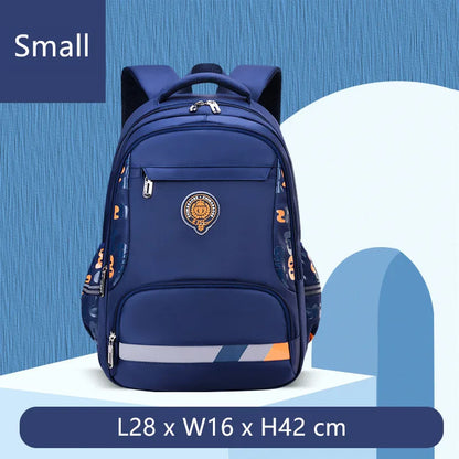 Fengdong primary school bags for boys student luminous backpack waterproof school backpack kids large bookbag teen boy schoolbag