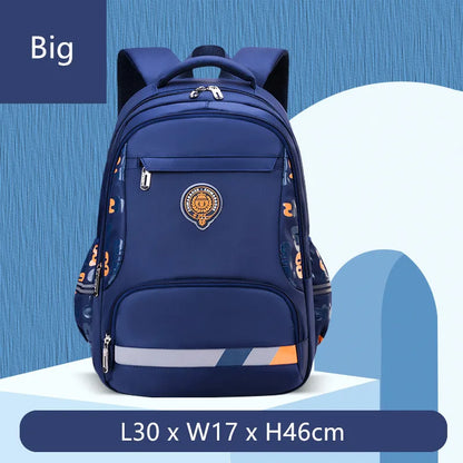 Fengdong primary school bags for boys student luminous backpack waterproof school backpack kids large bookbag teen boy schoolbag