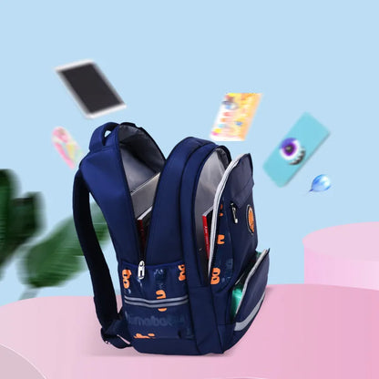 Fengdong primary school bags for boys student luminous backpack waterproof school backpack kids large bookbag teen boy schoolbag