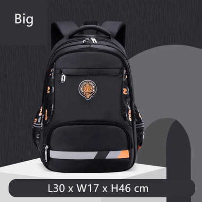 Fengdong primary school bags for boys student luminous backpack waterproof school backpack kids large bookbag teen boy schoolbag