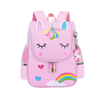 Fengdong primary student backpack small kindergarten school backpack children gift first grade school bags reflective strip