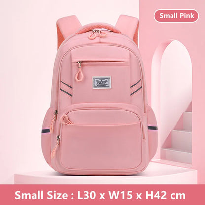 Fengdong school bags for boys large capacity book bag high reflective luminous backpack Elementary student backpack black pink