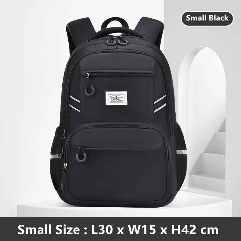 Fengdong school bags for boys large capacity book bag high reflective luminous backpack Elementary student backpack black pink