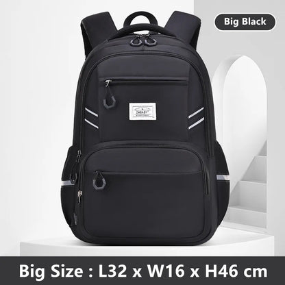 Fengdong school bags for boys large capacity book bag high reflective luminous backpack Elementary student backpack black pink
