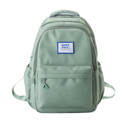 Fengdong simple backpack junior high school bags for teenage girls bookbag female lightweight travel backpack back to school bag