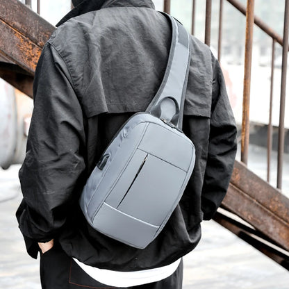 Fengdong small Chest Bag one shoulder sports bag men mini travel bags unisex casual Sling chest bag backbag boy Crossbody Bags
