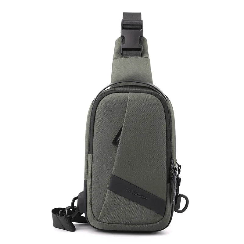 Fengdong small anti-theft chest bag men mini Crossbody Bag travel shoulder bag multifunctional outdoor sports bag cell phone bag