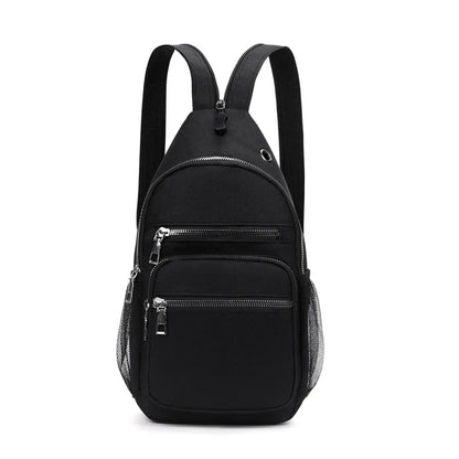 Fengdong small backpacks for men mini cross body bag sport backpack male chest bag unisex outdoor waterproof nylon messenger bag