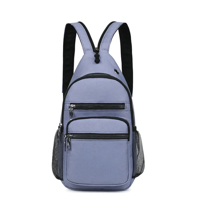 Fengdong small backpacks for men mini cross body bag sport backpack male chest bag unisex outdoor waterproof nylon messenger bag