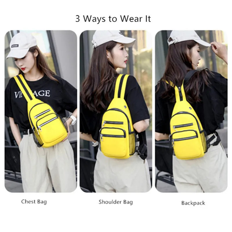 Fengdong small backpacks for men mini cross body bag sport backpack male chest bag unisex outdoor waterproof nylon messenger bag