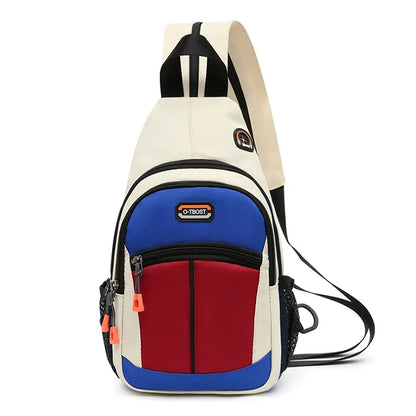 Fengdong small crossbody bags for women messenger bags casual sling chest bag female mini travel bag sport backpack shoulder bag