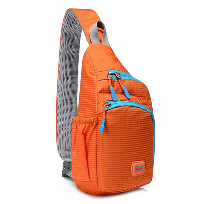 Fengdong small crossbody chest bags for women sling sport bottle bagpack female multifunctional mini travel bag phone key bag