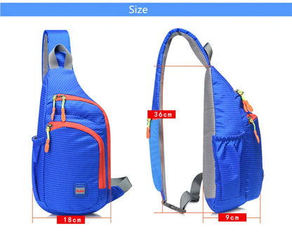 Fengdong small crossbody chest bags for women sling sport bottle bagpack female multifunctional mini travel bag phone key bag