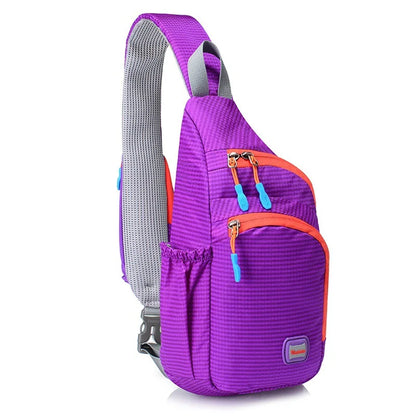 Fengdong small crossbody chest bags for women sling sport bottle bagpack female multifunctional mini travel bag phone key bag