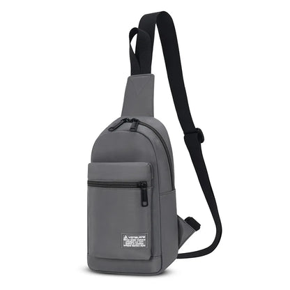 Fengdong sports chest bag for women small shoulder bag casual cross body bag woman mini outdoor sports backpack mobile phone bag