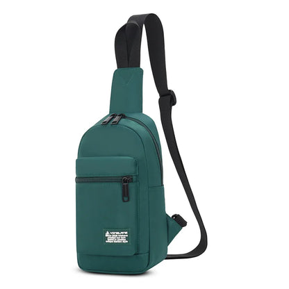 Fengdong sports chest bag for women small shoulder bag casual cross body bag woman mini outdoor sports backpack mobile phone bag
