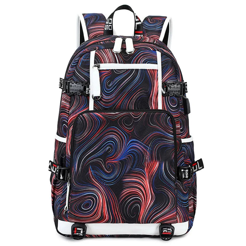 Fengdong teenage boy school backpack high school backpack with usb lightweight backpacks for university students big school bags