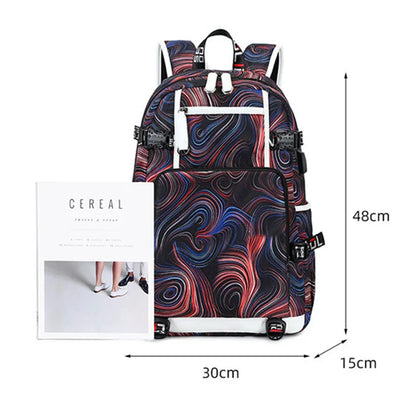 Fengdong teenage boy school backpack high school backpack with usb lightweight backpacks for university students big school bags
